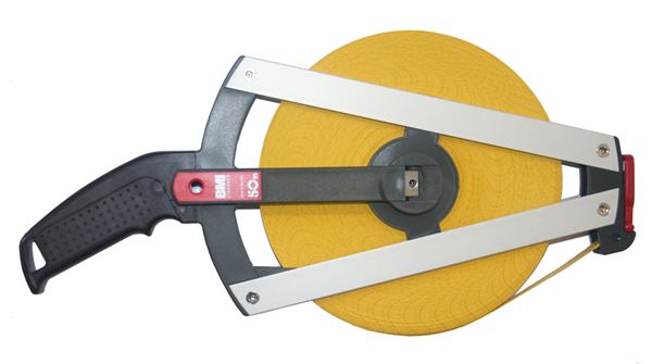 Rahmenbandmaß Standard 30m Glasfaser, cm-Teilung, Bandanfang B, Z520031030B