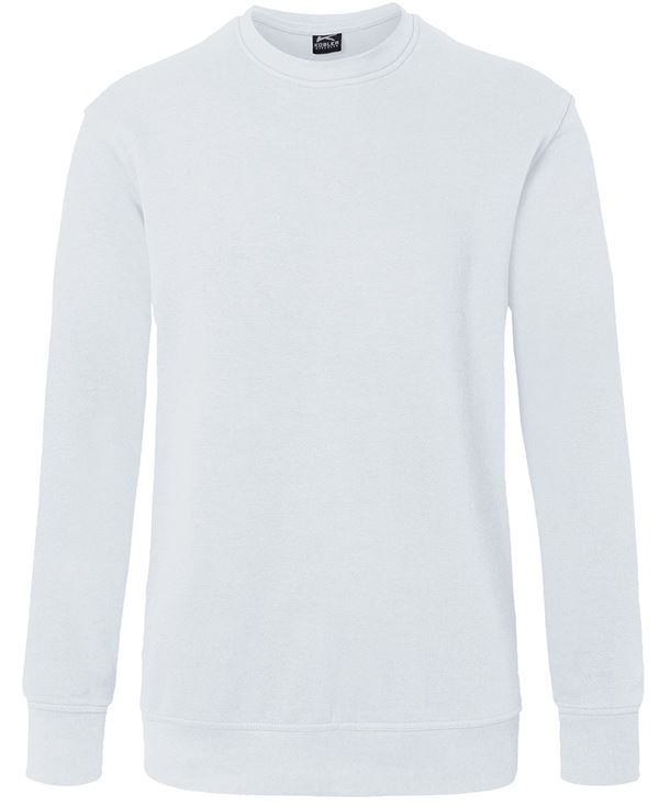 Sweatshirt KÜBLER SHIRTS weiß 320 g/m², UV-Schutz UPF 50+, Gr. S, Z523410S