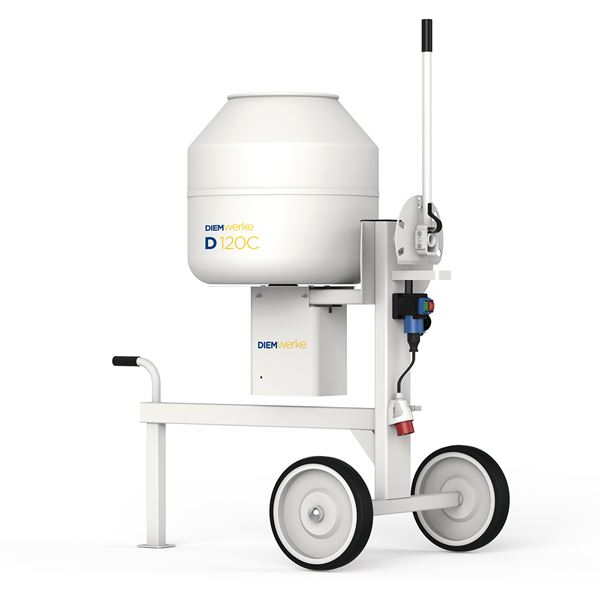 Kipptrommelmischer DIEM D120C "Allround" 230/400V/0,75kW 180l 27U/min Ph-Wend. 151kg, Z52584