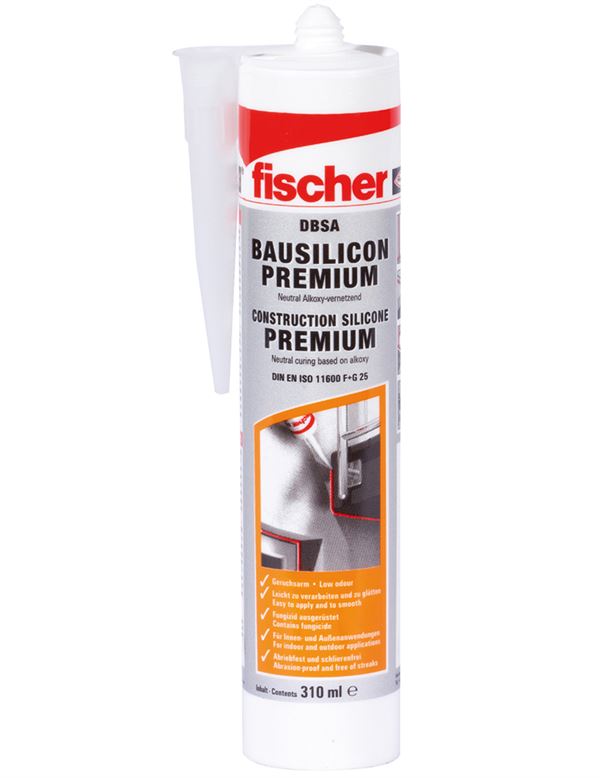 Bausilikon FISCHER DBSI grau 310ml 12Stk/Kart 104Kart/Pal, Z53482