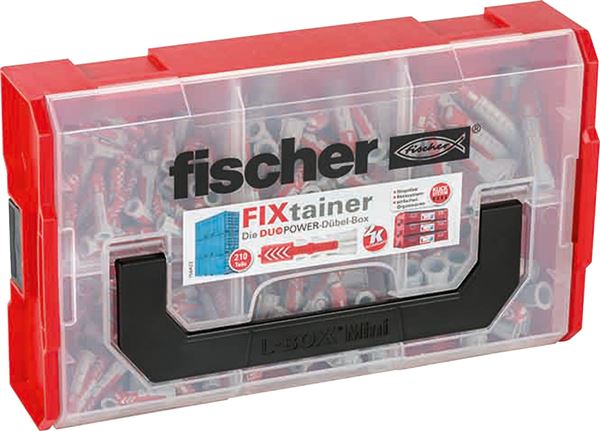 Dübelbox FIXtainer DUOPOWER 120Stk 6x30, 60Stk 8x40, 30Stk 10x50 4Pack/Kart, Z535968