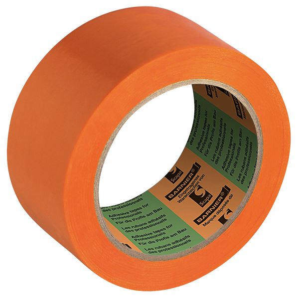 Klebeband PVC BARNIER® orange 50mm x 33m VPE36 !Keine Haftung f. Rückst.!, Z609550