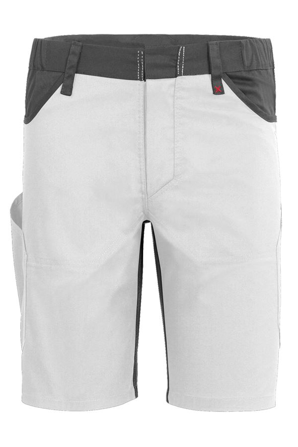 Arbeitsshorts QUALITEX X-Serie, weiß/grau, 245 g/m², Gr. 46, Z61936QX446