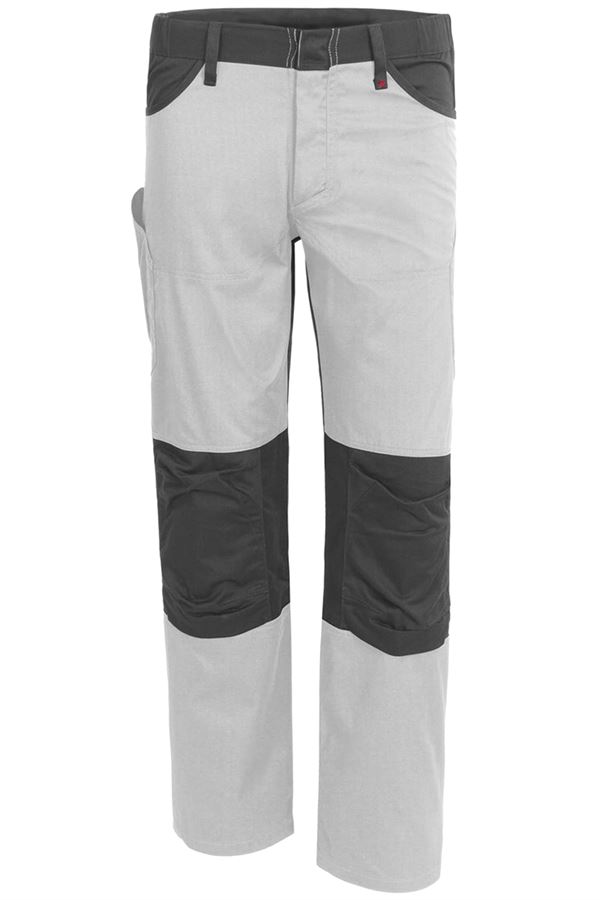 Bundhose QUALITEX X-Serie, weiß/grau, 245 g/m², Gr. 58, Z61938QX458