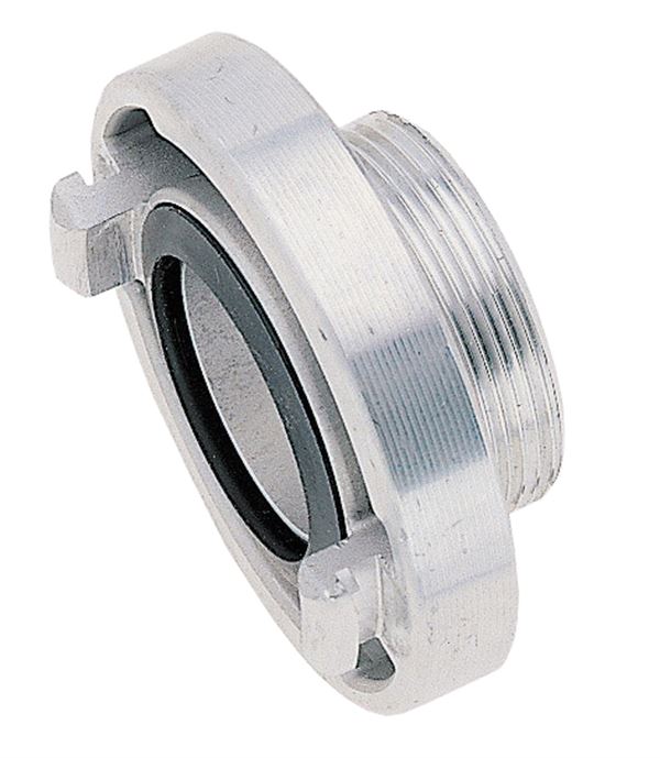 Festkupplung C/52 Aluminium mit Außengewinde 2" Dichtringe aus Perbunan, Z656101