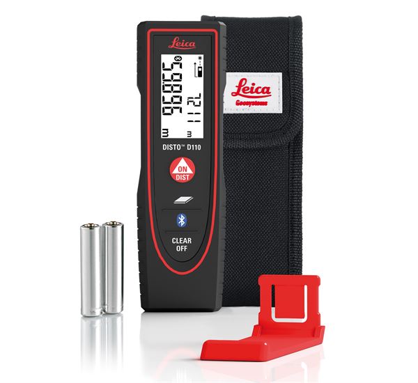 Lasermeter DISTO D110 inkl. Batterien, Gürteltasche, Taschenclip, Z808088