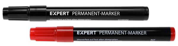 Permanent-Marker Lyra EXPERT schwarz 1,5-3mm Strichbreite 10Stk/Kart, Z8411010