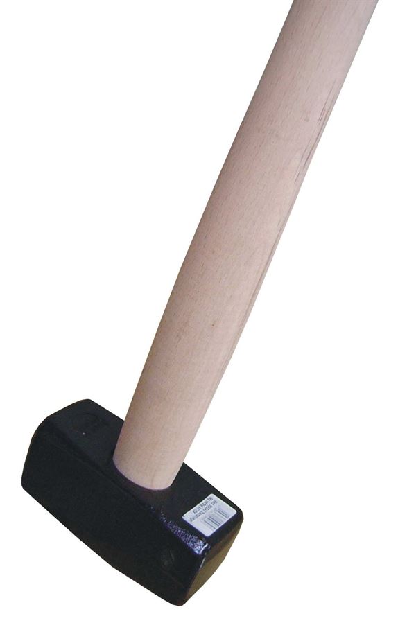 Steinschlegel KRENHOF geschmiedet 5,00kg mit Stiel 90cm VPE3, Z852SA5
