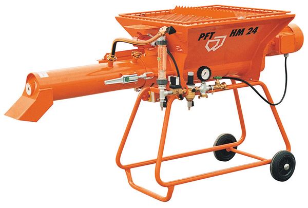 Durchlaufmischer PFT HM 24 - mit abnehmbarem Mörtelauslaufflansch, Z8783