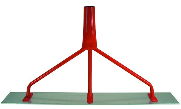 Betonverteiler Alu 60cm, glatt, ohne Stiel, Z90111