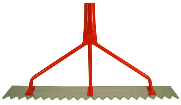 Betonverteiler Alu 60cm, gezahnt, ohne Stiel, Z90113