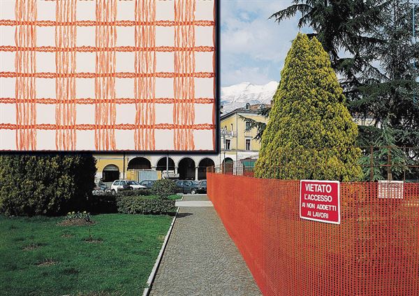 Bauzaun Austronet 350 orange 120cm breit 50lfm/Rolle 35Roll/Pal, ZA350120
