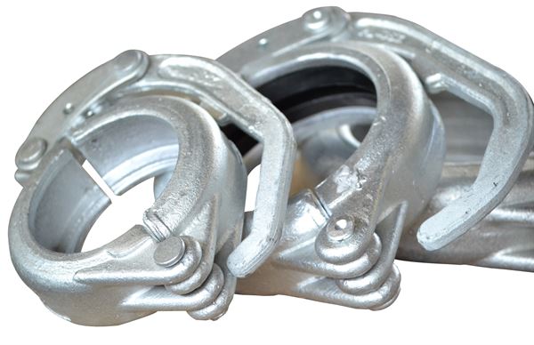 Schalen-Schnellverschlusskupplung 4" 114mm 85bar verzinkt ohne Dichtung 6Stk/Kart, ZB90099