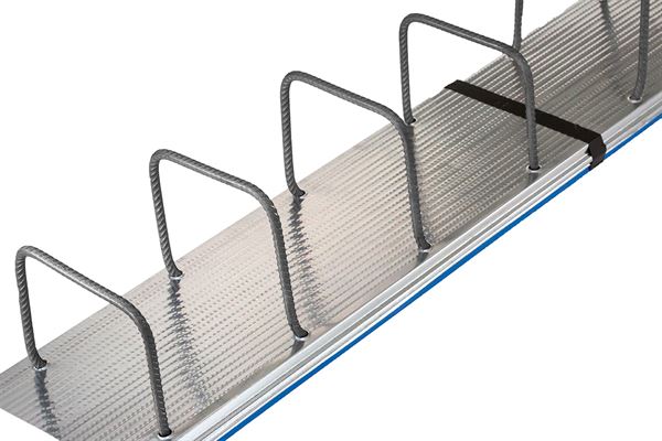 Bewehrungsanschluss Plexus zweireihig 10/100, Länge 1,25m, 6Stk/Bund, 16Bund/Pal, ZBK101009H