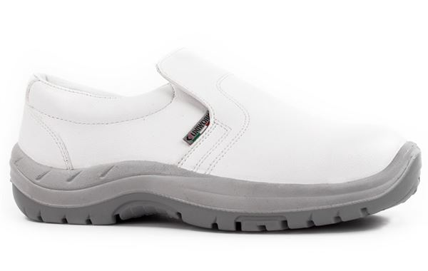 Sicherheits-Slipper PLUTONE, weiß, nieder, EN ISO 20345:2011 S2 SRC, Gr. 43, ZCE1143