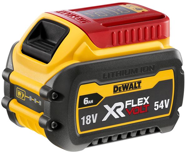 =80= Akku DEWALT® DCB546 54V 6,0Ah Li-Ion XR FLEXVOLT für div. XR Akkugeräte, ZDCB546-XJ