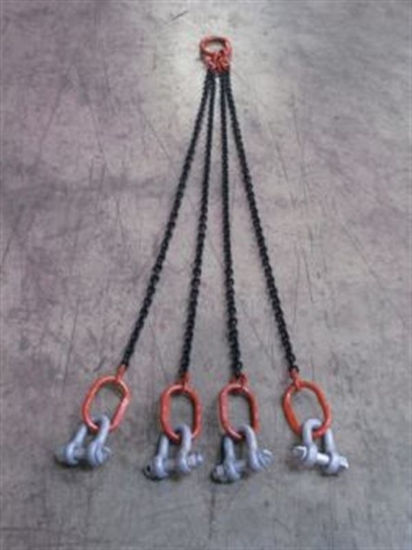 Kettengehänge 4-teilig 1,6m d= 7mm, Tragkraft 2000kg für 10731 Arbeitsbühne, ZKG107303