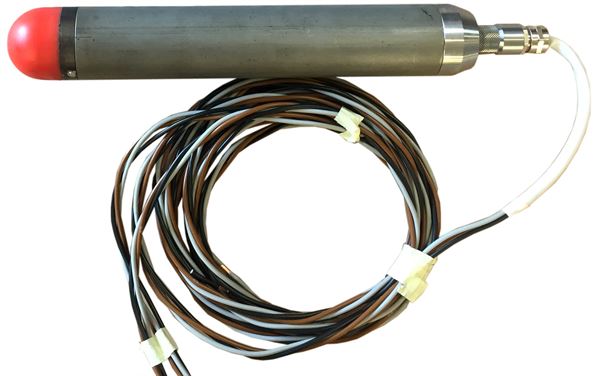 Ersatzflasche LAIER LATI U 51, 230V, d= 51mm, mit Gummivibrokappe und 6m Litze, ZLATI51UEFG