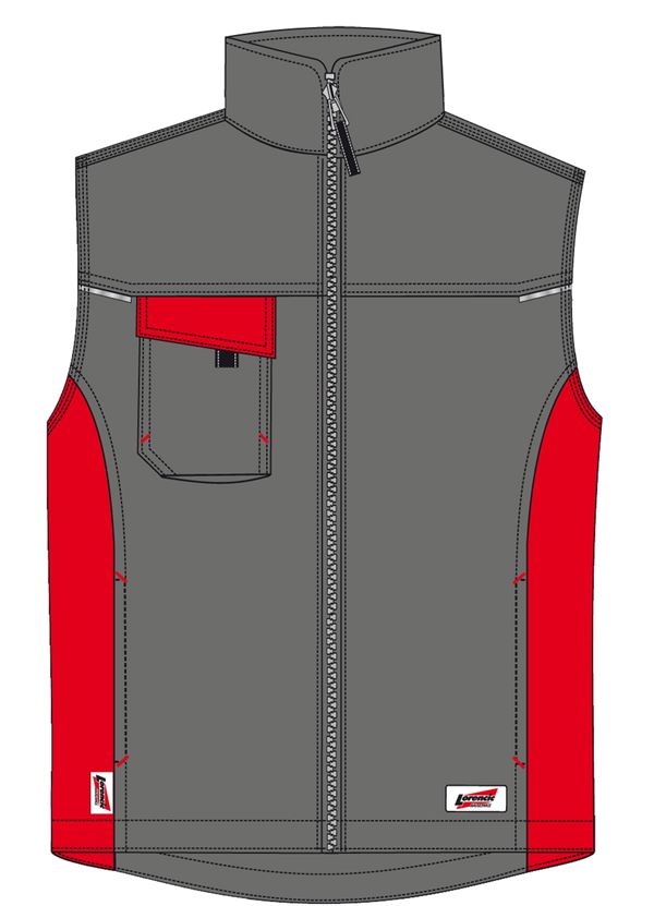 Winterweste LO-ACTIVE anthrazit/rot 245 g/m² Gr. 58 VPE5, ZLO-ACTAR-WW58