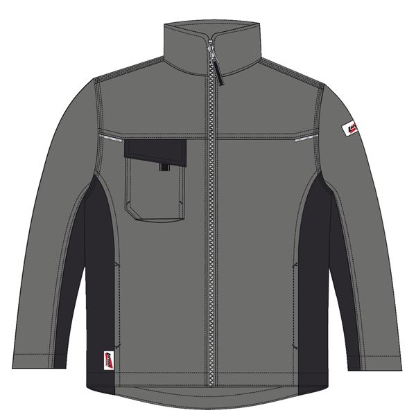 Bundjacke LO-ACTIVE anthrazit/schwarz 245 g/m² Gr. 48 VPE5, ZLO-ACTAS-BJ48