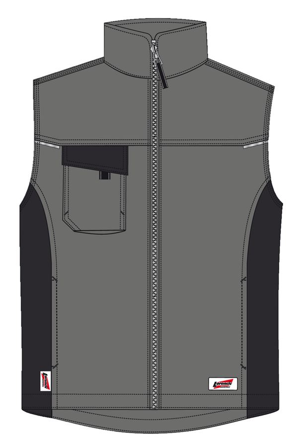 Winterweste LO-ACTIVE anthrazit/schwarz 245 g/m² Gr. 56 VPE5, ZLO-ACTAS-WW56