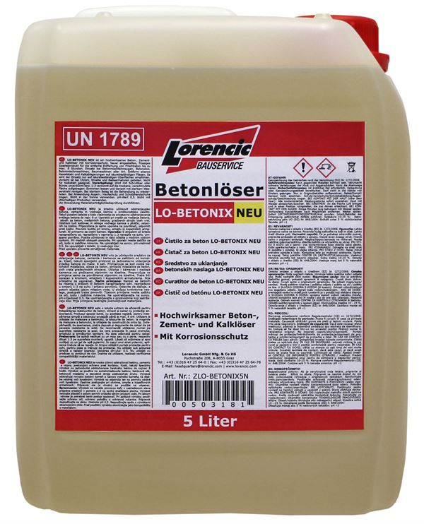 =§= Betonlöser LO-BETONIX NEU 5l/Kanister 96Kan./Pal, ZLO-BETONIX5N
