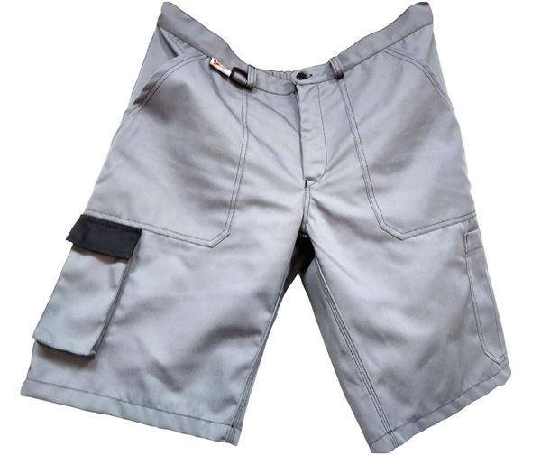 Arbeitsshorts LO-PROTEC grau/schwarz 245 g/m² Gr. 58 VPE5, ZLO-PROTGBAS58