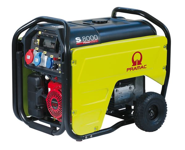 Benzin-Stromaggregat PRAMAC S 8000 THB, 7,0kVA/400-230V, ZS8000THB